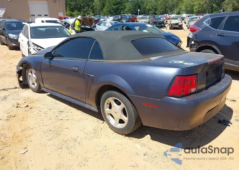 2001 Ford Mustang из США, поврежденный, VIN 1FAFP44451F162222